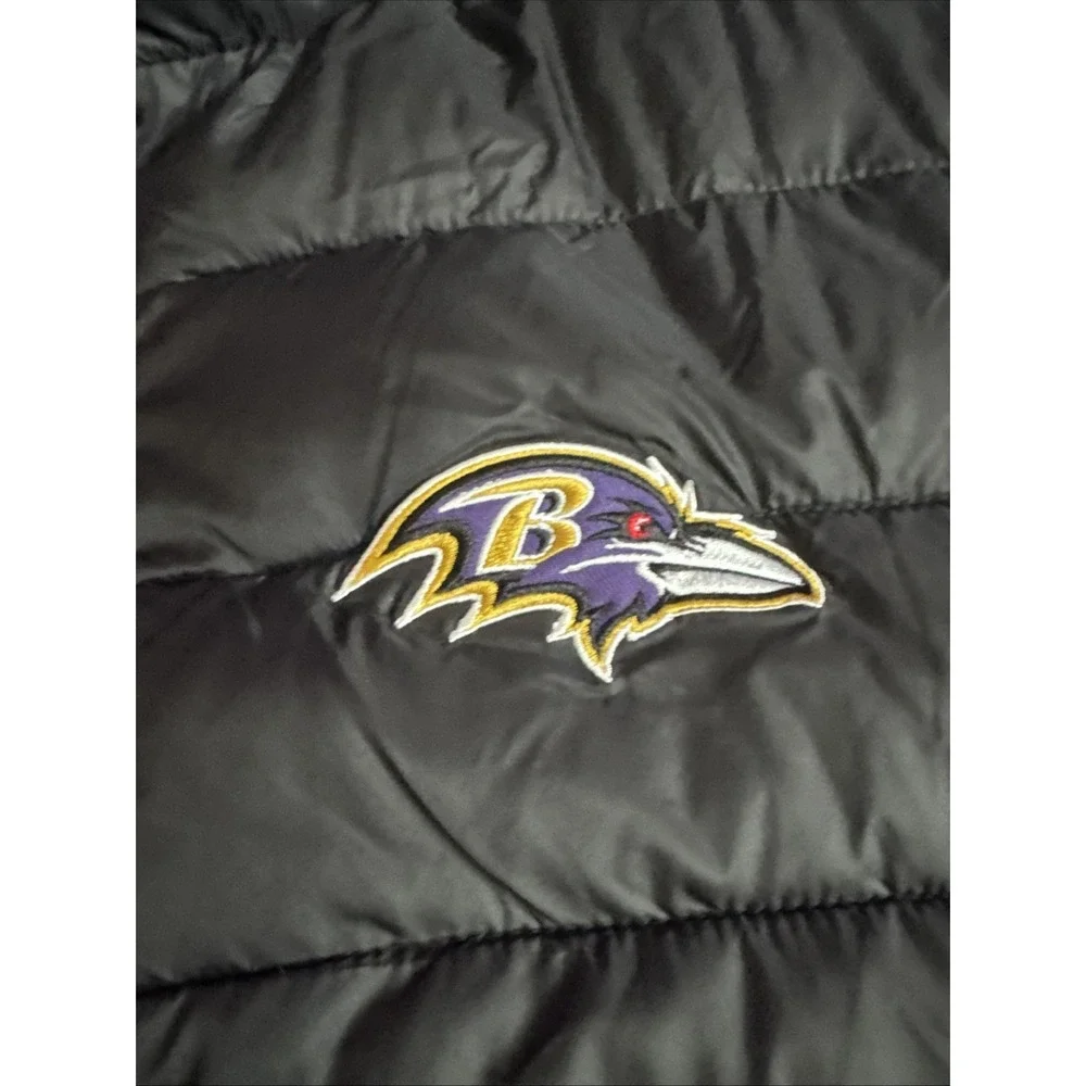Baltimore Ravens Puffer Jacket Coat NFL Men's Size Small